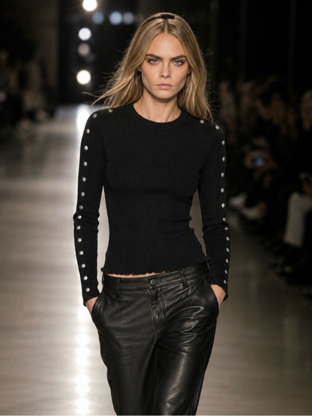 Alexander wang small black long sleeve knit light weight top small